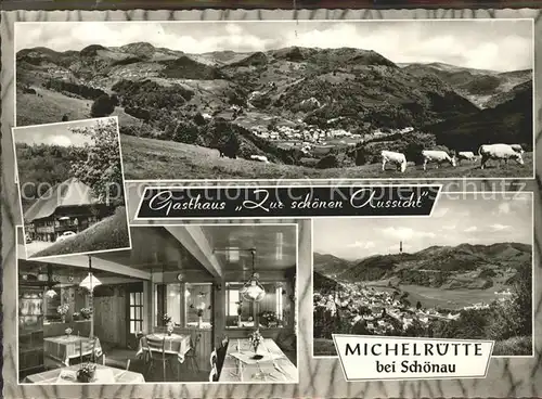 Michelruette Schoenau Schwarzwald Gasthaus "zur schoenen Aussicht"