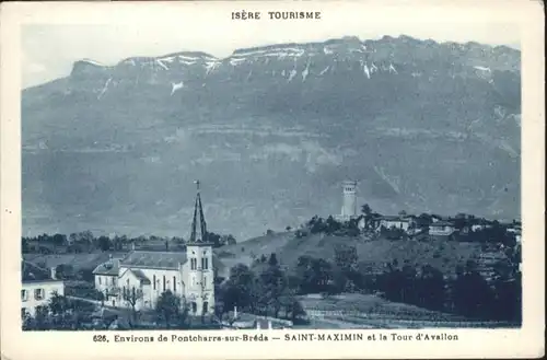 Saint-Maximin Isere Tour D'Avallon Isere Pontcharra-sur-Breda * / Saint-Maximin /Arrond. de Grenoble