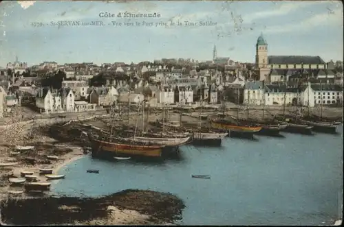 Saint-Malo Ille-et-Vilaine Bretagne Saint-Servan Port Tour Solidor * / Saint-Malo /Arrond. de Saint-Malo