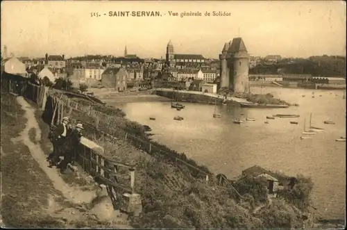 Saint-Malo Ille-et-Vilaine Bretagne Saint-Servan Solidor x / Saint-Malo /Arrond. de Saint-Malo