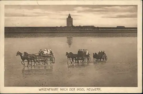 Insel Neuwerk Wagenfahrt x / Hamburg /Hamburg Stadtkreis