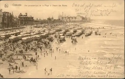 ww73686 Ostende Flandre Ostende Plage Bains x Kategorie.  Alte Ansichtskarten