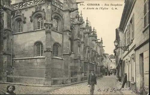 Gisors Eure Rue Dauphine Eglise * / Gisors /Arrond. des Andelys