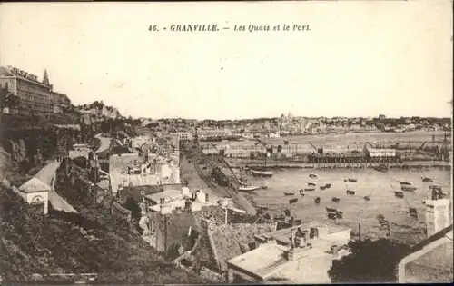 Granville Manche Quai Port x / Granville /Arrond. d Avranches