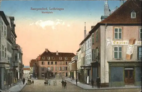 Saargemuend Saargemuend Lothringen Marktplatz x / Sarreguemines /Arrond. de Sarreguemines