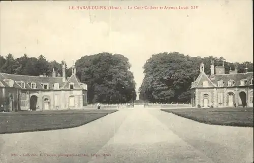 Le Pin-au-Haras Cour Colbert Avenue Louis XIV x / Le Pin-au-Haras /Arrond. d Argentan
