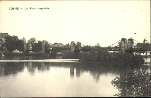 Cosne-Cours-sur-Loire Pont Suspendus * / Cosne-Cours-sur-Loire /Arrond. de Cosne-Cours-sur-Loire