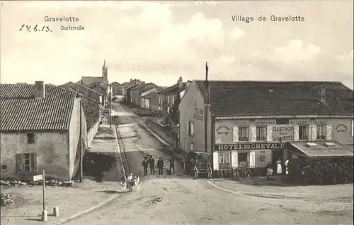 Gravelotte Moselle Dorfstrasse  * / Gravelotte /Arrond. de Metz-Campagne