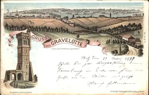 Gravelotte Moselle Aussichtsturm x / Gravelotte /Arrond. de Metz-Campagne