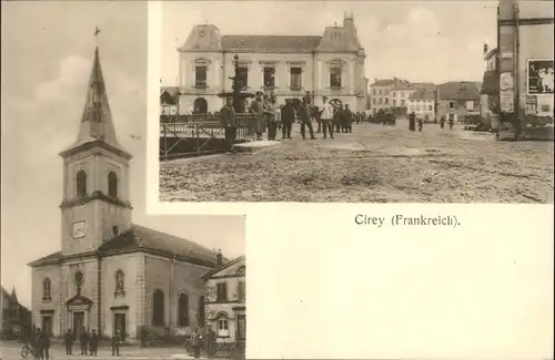 Cirey-sur-Vezouze Marktplatz Kirche  * / Cirey-sur-Vezouze /Arrond. de Luneville
