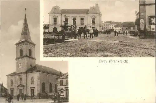 Cirey-sur-Vezouze Marktplatz Kirche  * / Cirey-sur-Vezouze /Arrond. de Luneville