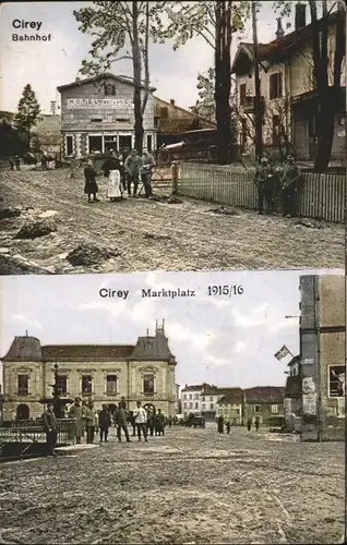 Cirey-sur-Vezouze Marktplatz Bahnhof x / Cirey-sur-Vezouze /Arrond. de Luneville