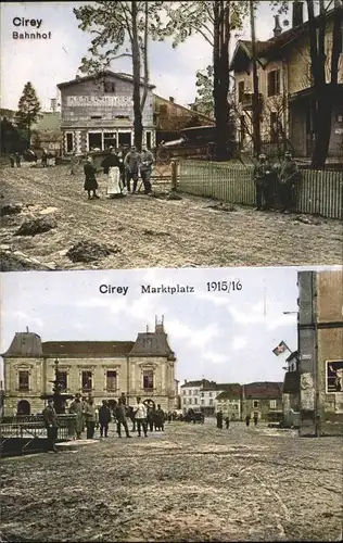 Cirey-sur-Vezouze Marktplatz Bahnhof x / Cirey-sur-Vezouze /Arrond. de Luneville