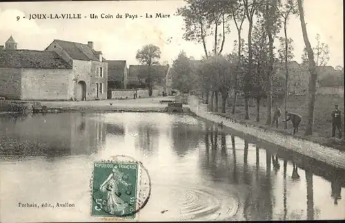 Joux-la-Ville Yonne Coin Pays Mare x / Joux-la-Ville /Arrond. d Avallon