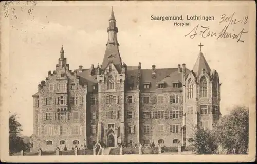 Saargemuend Saargemuend Lothringen Hospital x / Sarreguemines /Arrond. de Sarreguemines