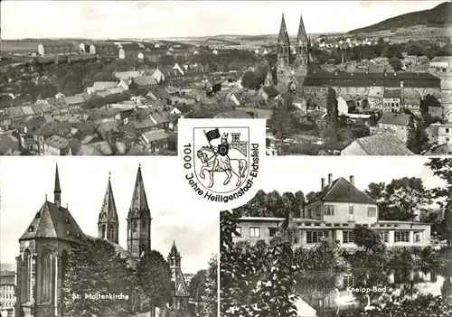 Heiligenstadt Eichsfeld Gesamtansicht St. Marienkirche Kneipp Bad Wappen Ritter Kat. Heiligenstadt