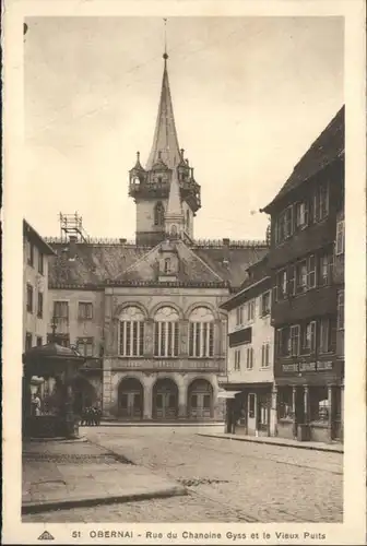 Obernai Bas Rhin Obernai Rue du Chanoine Vieux Puits * / Obernai /Arrond. de Selestat-Erstein