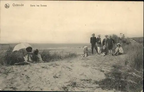 ws85197 Ostende Flandre Ostende Dans les Dunes * Kategorie.  Alte Ansichtskarten