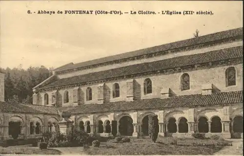 Montbard Abbaye de Fontenay Cloitre Eglise x / Montbard /Arrond. de Montbard