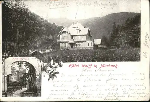 Murbach Elsass Murbach Hotel Wolf x / Murbach /Arrond. de Guebwiller