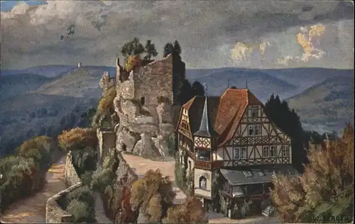 Saverne Bas Rhin Alsace Burg Hohbarr Vogesenburgen Kuenstler W Buerger x / Saverne /Arrond. de Saverne