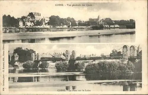 Cosne-Cours-sur-Loire Pont sur Loire  * / Cosne-Cours-sur-Loire /Arrond. de Cosne-Cours-sur-Loire