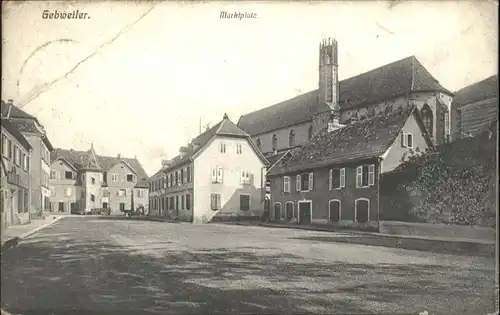 Gebweiler Elsass Marktplatz x / Guebwiller /Arrond. de Guebwiller