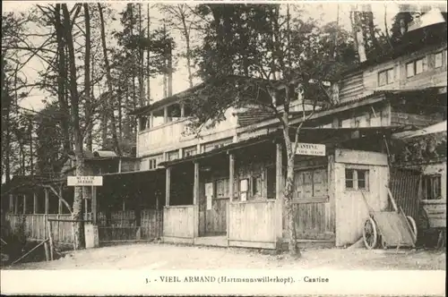 Vieil Armand Hartmannswillerkopf Vieil Armand Hartmannwillerkopf Cantine * / Haut Rhin /