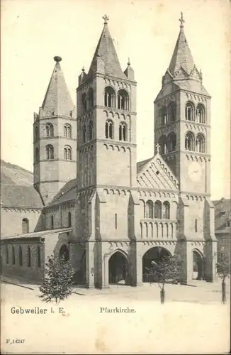 Gebweiler Elsass Pfarrkirche x / Guebwiller /Arrond. de Guebwiller