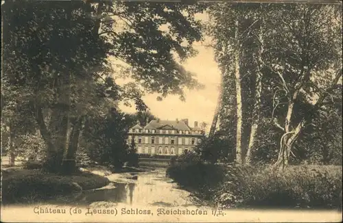 Reichshofen Elsass Chateau de Leusse Schloss x