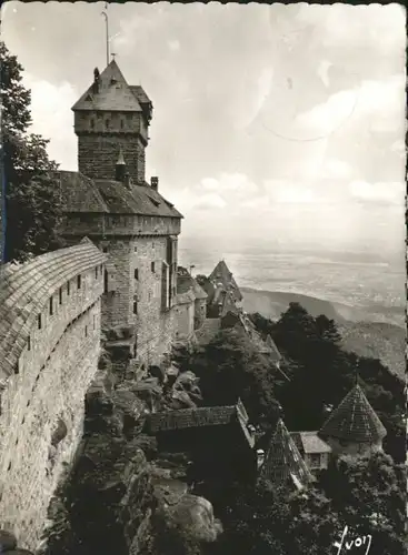 Haut-Koenigsbourg Hohkoenigsburg Haut-Koenigsbourg Chateau Vue prise du grand bastion x / Orschwiller /Arrond. de Selestat-Erstein