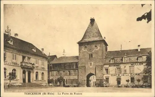 Turckheim Vosges Porte France Restaurant Muller Cafe Gare Hotel *