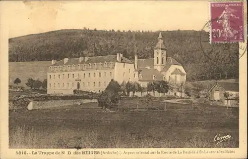 Saint-Laurent-les-Bains Trappe Neiges Route Bastide Stainte Laurent Bains x / Saint-Laurent-les-Bains /Arrond. de Largentiere