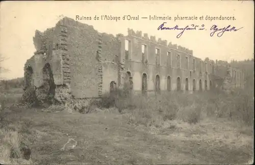 Luxemburg Wallonie Orval Ruines Abbaye Infirmerie pharmacie dependances * / Aarle /Aarlen