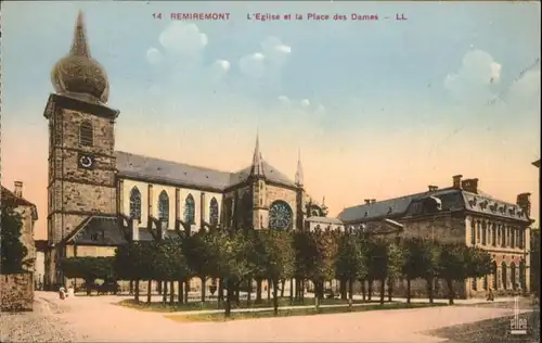 Remiremont Vosges Remiremont Eglise Place Dames * / Remiremont /Arrond. d Epinal