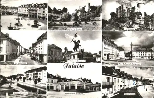 Falaise Calvados Place Croix Rue Trinite Chateau Guillaume Conquerant x / Falaise /Arrond. de Caen