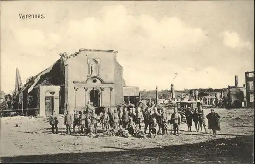 Varennes-en-Argonne Varennes Zerstoerung * / Varennes-en-Argonne /Arrond. de Verdun