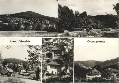 Baerenfels Erzgebirge  / Altenberg /Saechsische Schweiz-Osterzgebirge LKR