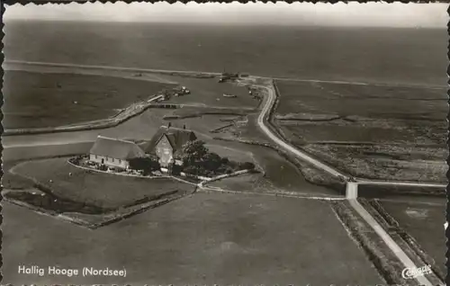 Hooge Hallig Hooge Hallig Fliegeraufnahme Nordsee * / Hooge /Nordfriesland LKR