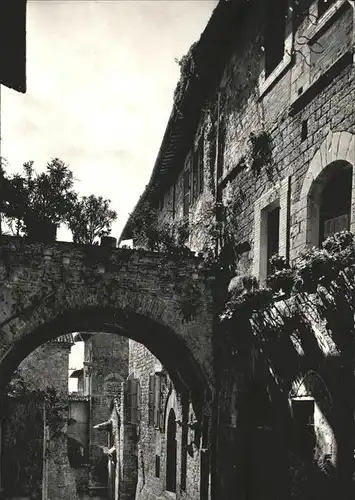 Assisi Umbria Caratteristica via medievale Kat. Assisi