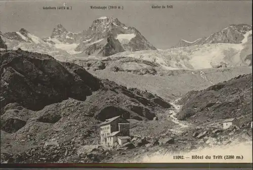 Zermatt VS Rothorn Hotel Trift Wellenkuppe  * / Zermatt /Bz. Visp