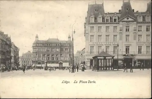 ww86962 Liege Luettich Liege La Place Verta * Kategorie. Luettich Alte Ansichtskarten