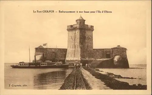 Ile d Oleron Fort Chapus Embarquement a mer basse /  /