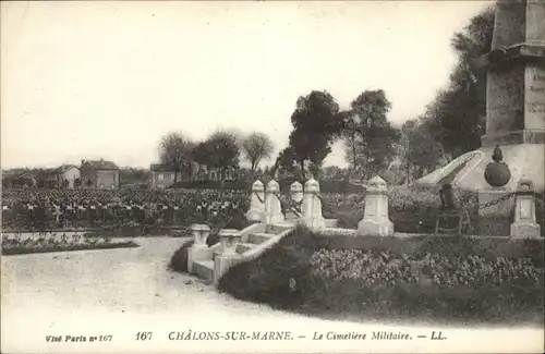 Chalons-sur-Marne Ardenne Cimetiere Militaire * / Chalons en Champagne /Marne