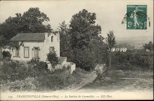 Franconville Val-d Oise Sentier de Cormeilles x / Franconville /Arrond. de Pontoise