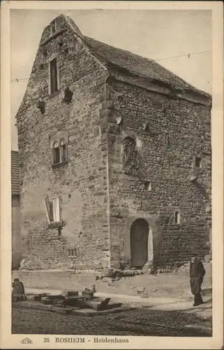 Rosheim Elsass Lothringen Rosheim Heidenhaus * / Rosheim /Arrond. de Molsheim