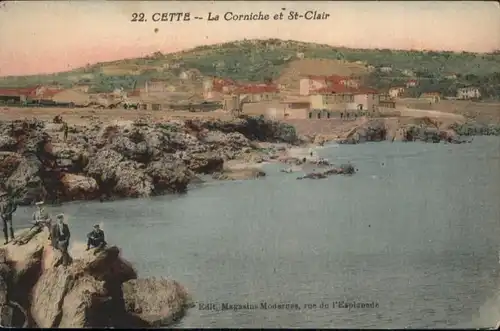 Sete Herault Cette la Corniche Saint Clair * / Sete /Arrond. de Montpellier