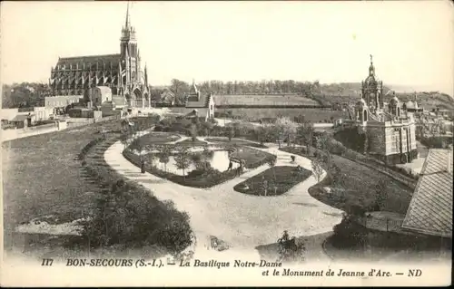 Bonsecours Belgien Basilique Notre-Dame le Monument de Jeanne d'Arc * /  /