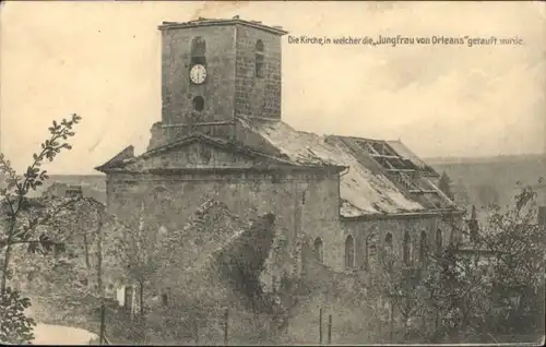Domremy-la-Pucelle Vosges Kirche Jungfrau von Orleans x / Domremy-la-Pucelle /Arrond. de Neufchateau