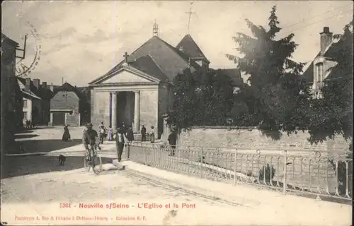 Neuville-sur-Seine Eglise Pont x / Neuville-sur-Seine /Arrond. de Troyes